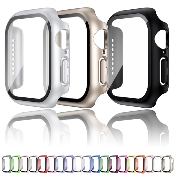 1 Verre Trempé + Coque Apple Watch