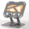 Support Ordinateur Portable Métal Pliable pour Bureau, Support Portable Pratique et Léger