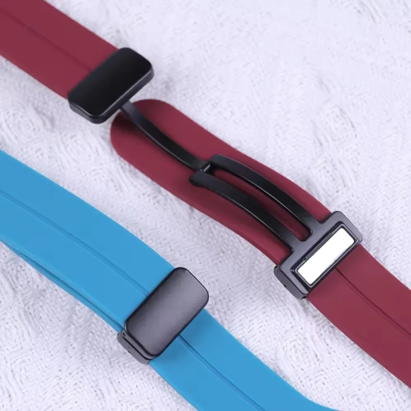 3 Bracelet Silicone à Boucle Magnétique Pliable pour Apple Watch & Ultra 20 M M