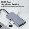 Station d'Accueil USB-C 11-en-1 avec Ethernet, Hub Type-C 11 Ports