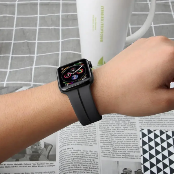 5 Bracelet magnétique en silicone pour Apple Watch