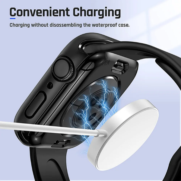 6 Verre Trempé + Coque Apple Watch
