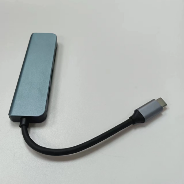 Station d'Accueil Aluminium Alliage Type-C vers SD/TF + USB 3.0 HUB