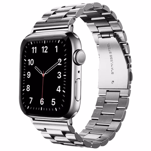 H69cca49a051b4319a12eaf02fc6c8cc4z Bracelet Métal Acier Inoxydable 304 à Double Fermoir pour Apple Watch